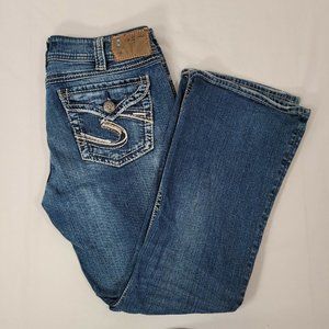 Silver Suki Surplus Bootcut Jeans Tag: W31 L30 Measures: 31x28